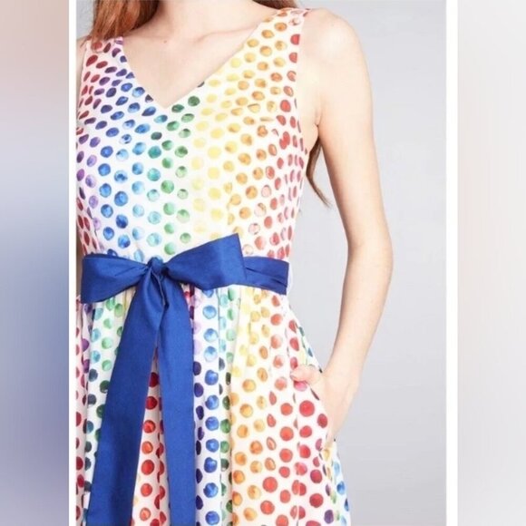 Modcloth Rainbow  Dress - Picture 4 of 16